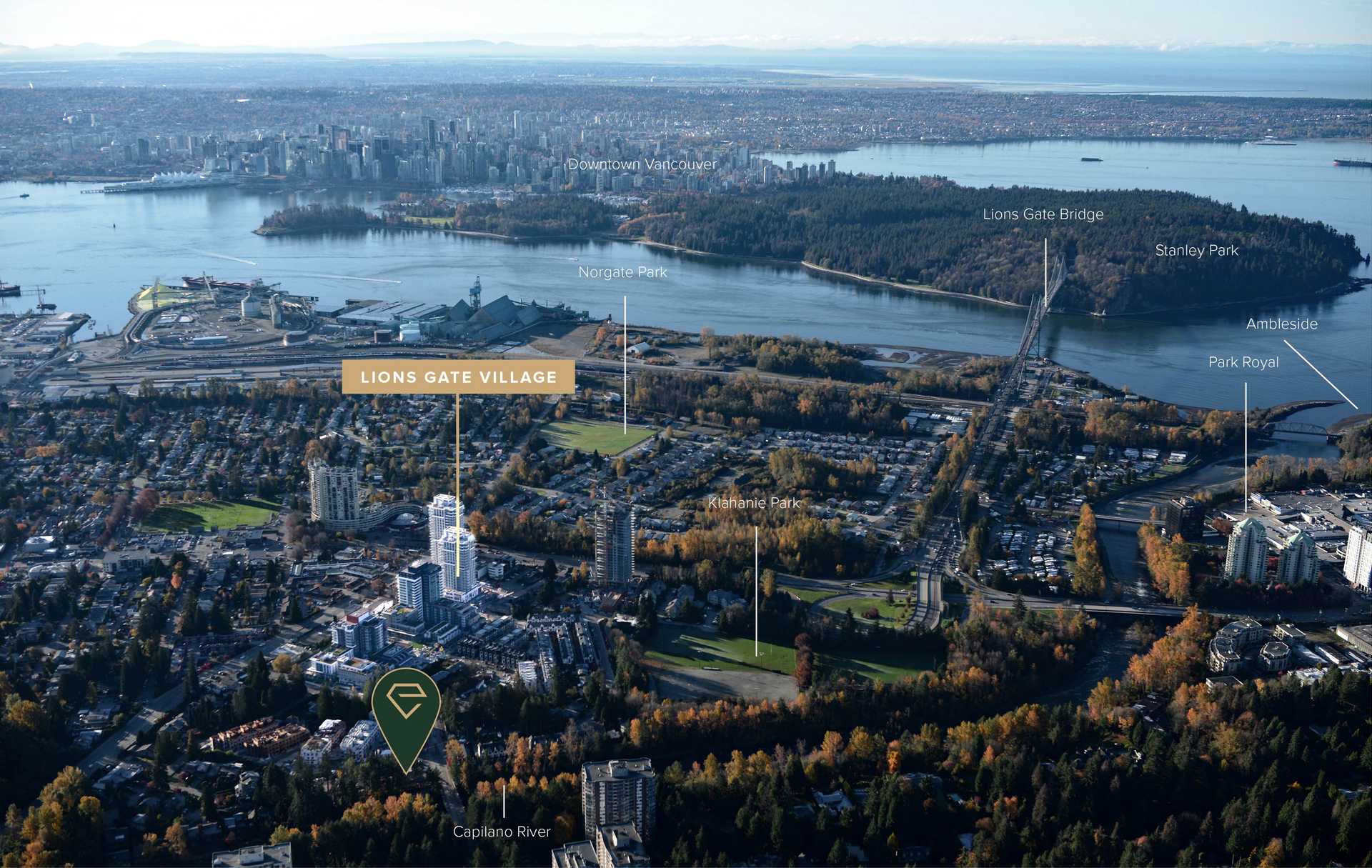 Emerald interior — Lions Gate Village, North Vancouver BC new construction
